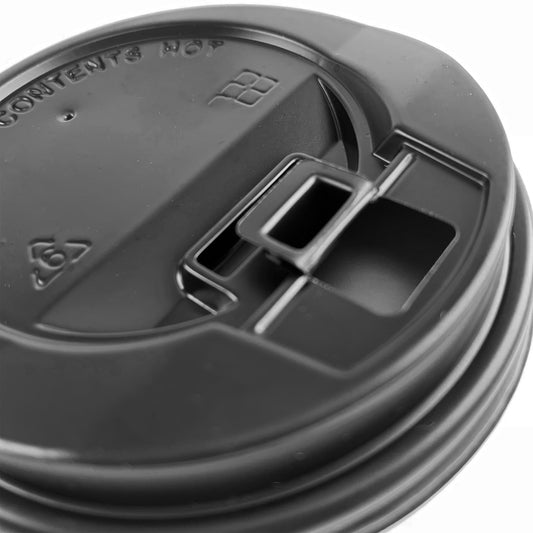 black coffee cup lids for takeaway cafes