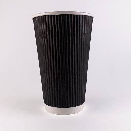 black paper coffee cups