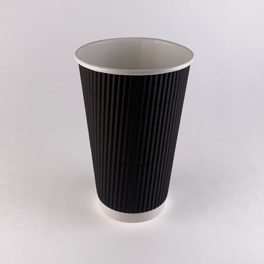 12oz black coffee cups paper cups for takeaway cafes catering and delivery