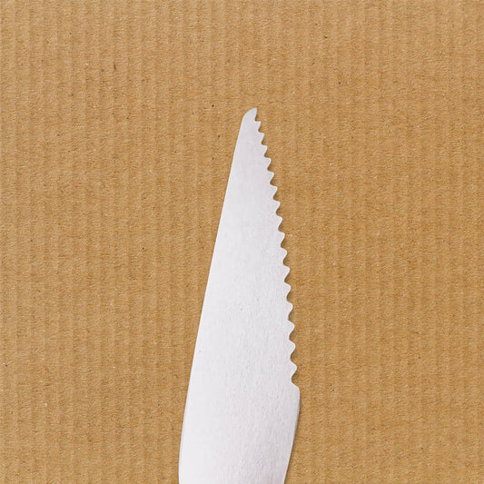Paper knife - disposable paper cutlery for takeaway and catering