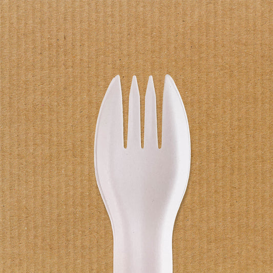 Paper fork - disposable paper cutlery for takeaway and catering