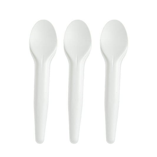 Paper spoon white