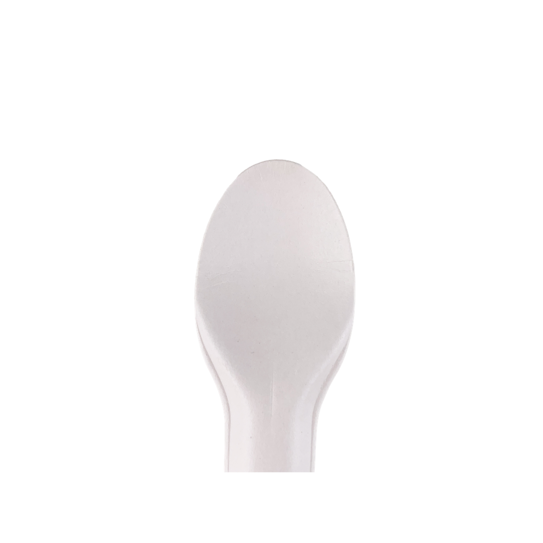 White paper spoon