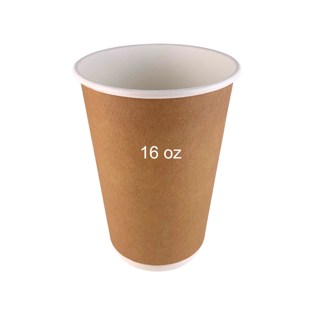16 oz double wall paper cups