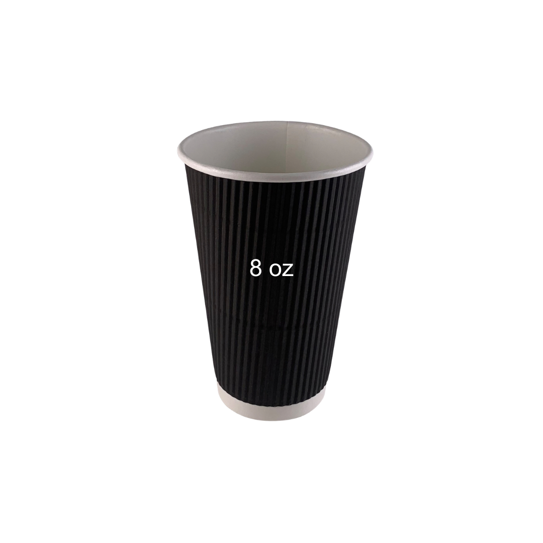 8 oz ripple wall paper cups