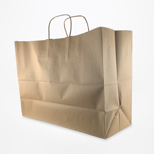 extra large brown food delivery bags with handles