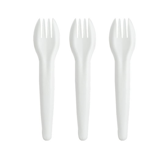 Paper fork white