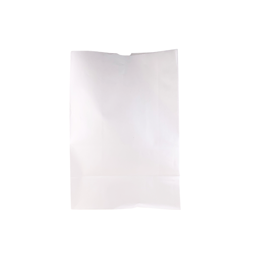 Medium SOS takeaway paper bags front view