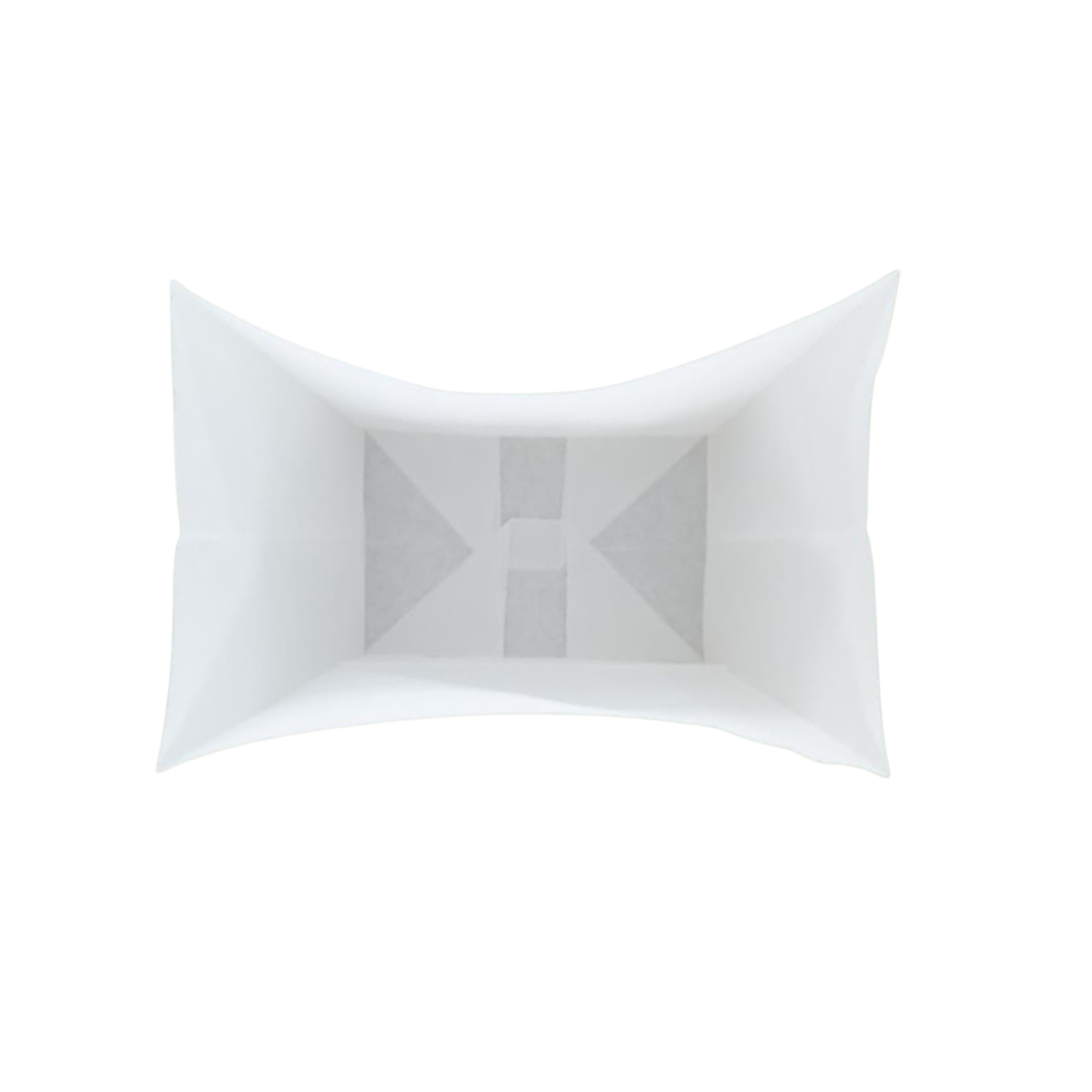 Takeaway SOS paper bags inside view
